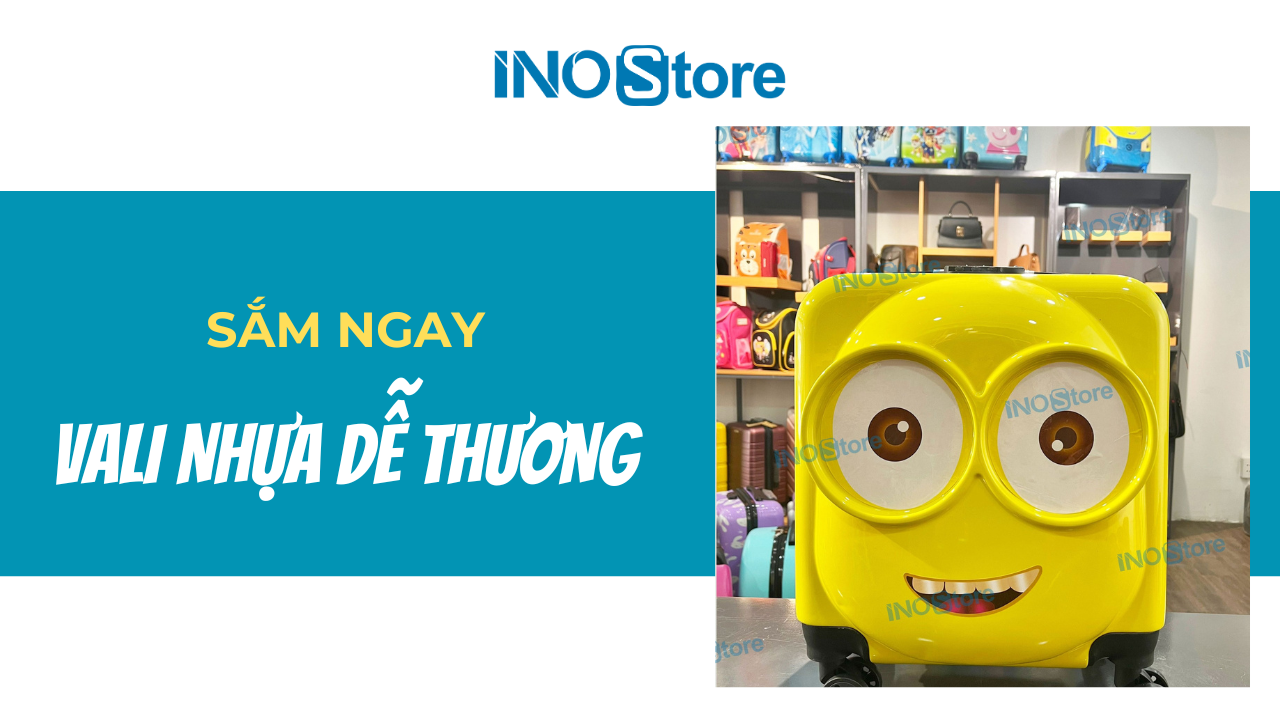 Sắm ngay vali nhựa dễ thương cho các chuyến đi của bạn