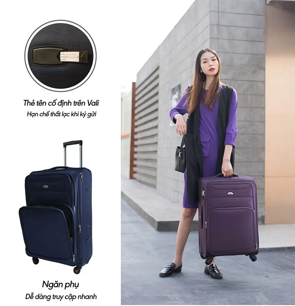 Vali kéo bằng vải có bền không, xưởng sản xuất vali kéo bằng vải giá cạnh tranh
