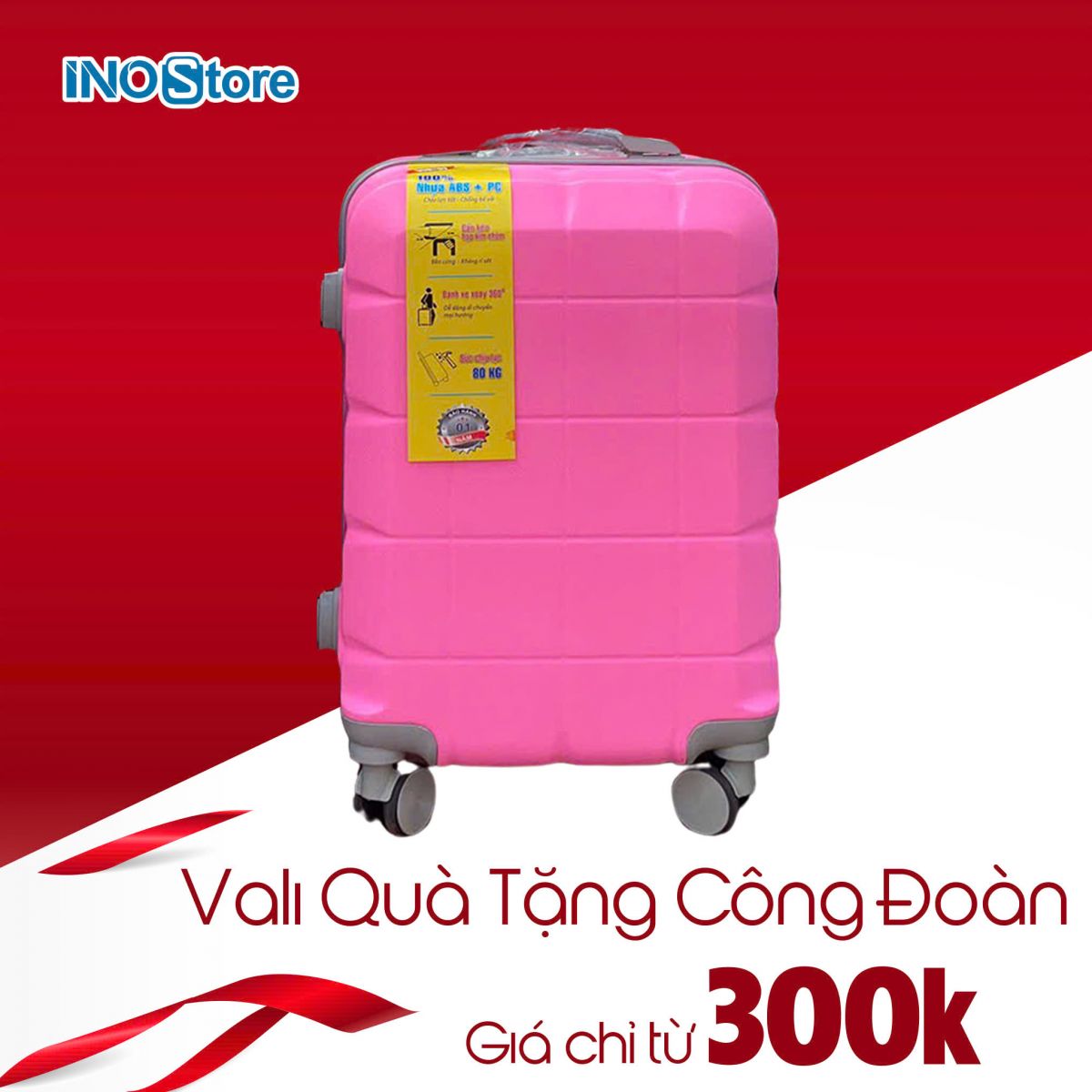 Tổng hợp các mẫu vali quà tặng Công Đoàn giá chỉ từ 300k chỉ có tại Inostore