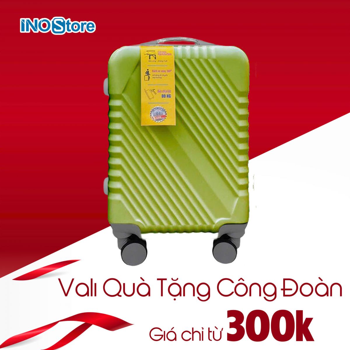 Tổng hợp các mẫu vali quà tặng Công Đoàn giá chỉ từ 300k chỉ có tại Inostore