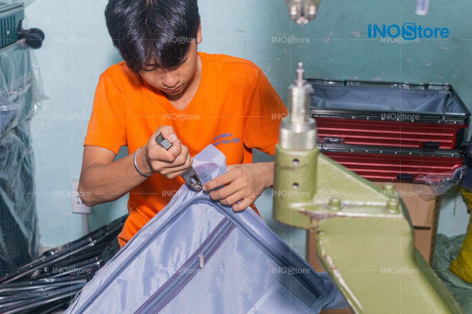 Khám phá quy trình sản xuất vali xưởng InoStore đạt chuẩn chất lượng