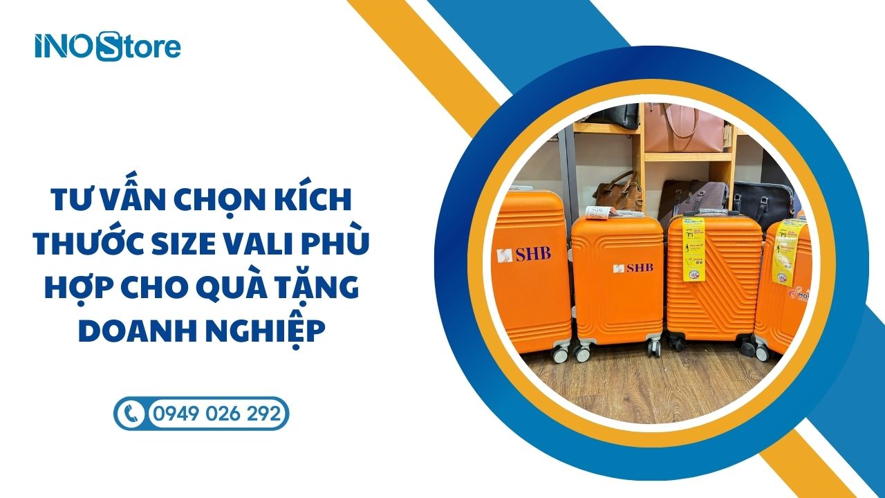 Tư vấn chọn kích thước size vali phù hợp cho quà tặng doanh nghiệp